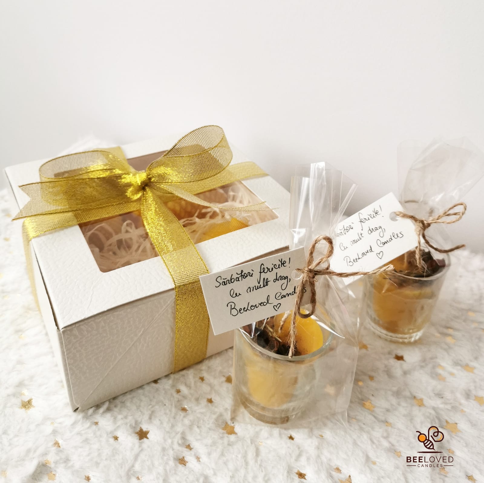 BeeLoved Candles Lumanari din ceara naturala de albine